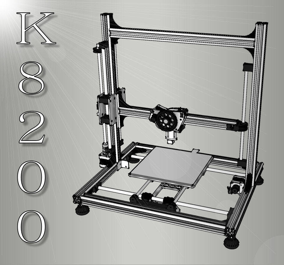 K8200/3Drag打印机COMPLETE模型 by 大黄易 3D打印模型