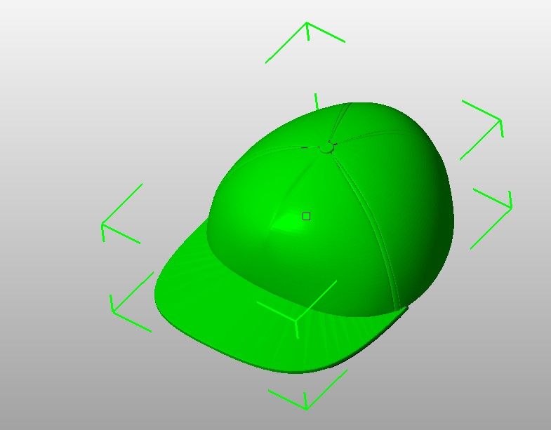 带沿儿的帽子 by 油麦菜 3D打印模型