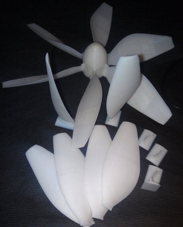 6叶片的螺旋桨 by 摆渡人 3D打印模型