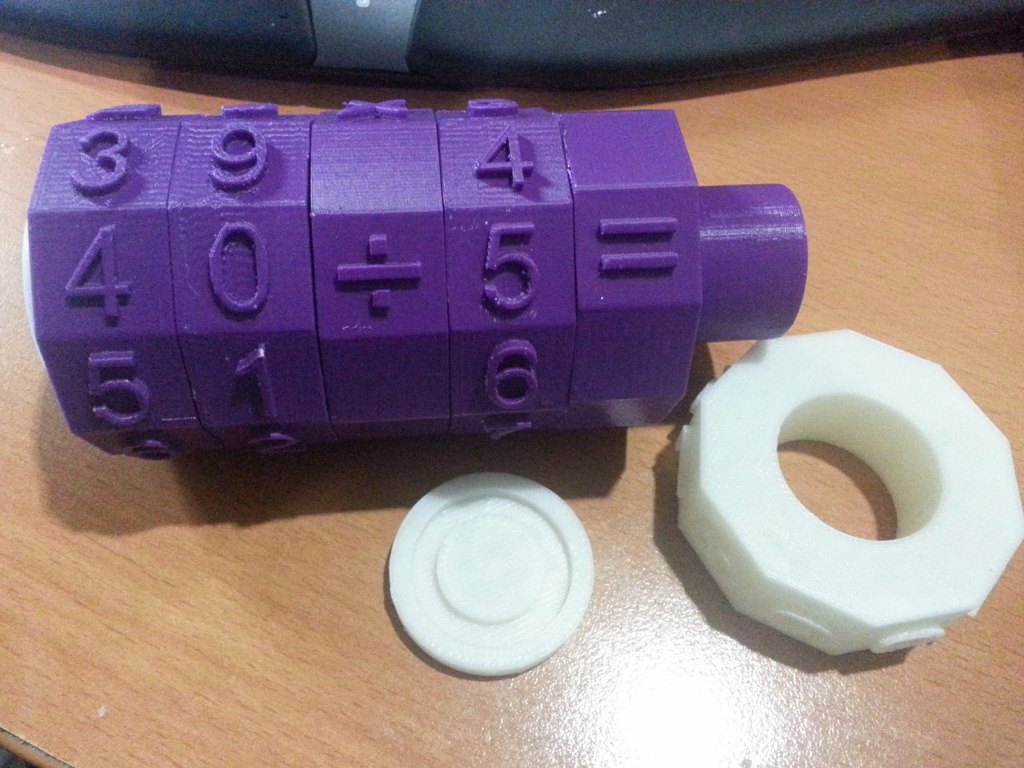 加减乘除数学玩具 by one3D打印模型