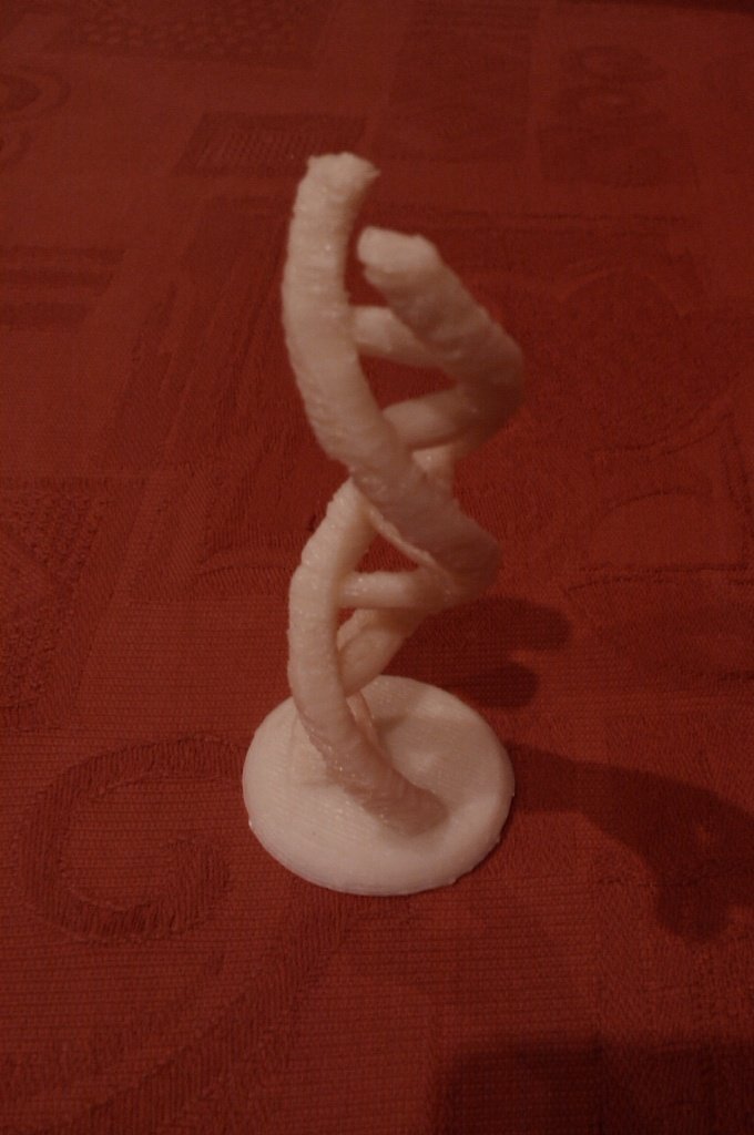 DNA结构的雕塑模型 by 九十九道弯弯 3D打印模型