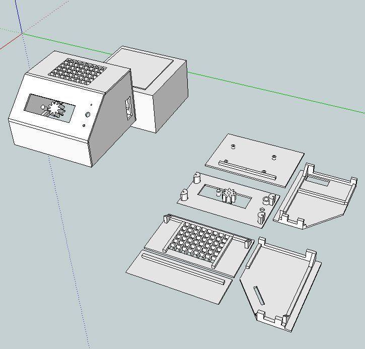 ramps 1.4 盒子（包含LCD灯） by 双塔奇兵 3D打印模型