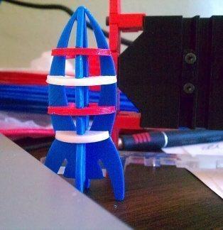 口袋火箭 by 婶婶的脑海里 3D打印模型