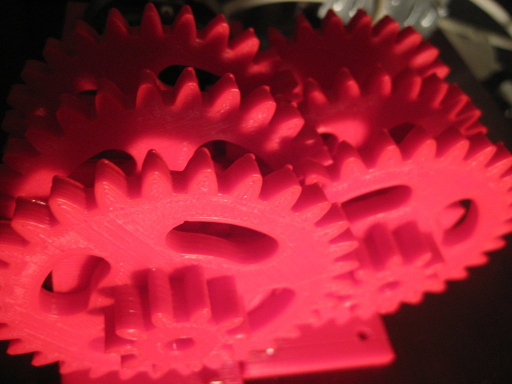 模块化的齿轮减速结构 by 我爱萌宠 3D打印模型