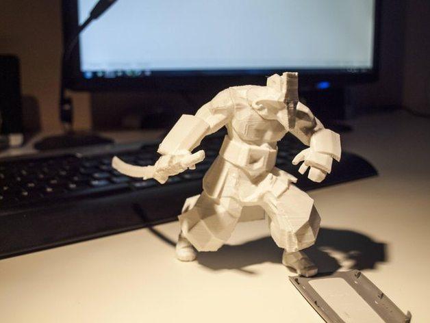 刀塔2 Juggernaut by tianya_tt 3D打印模型