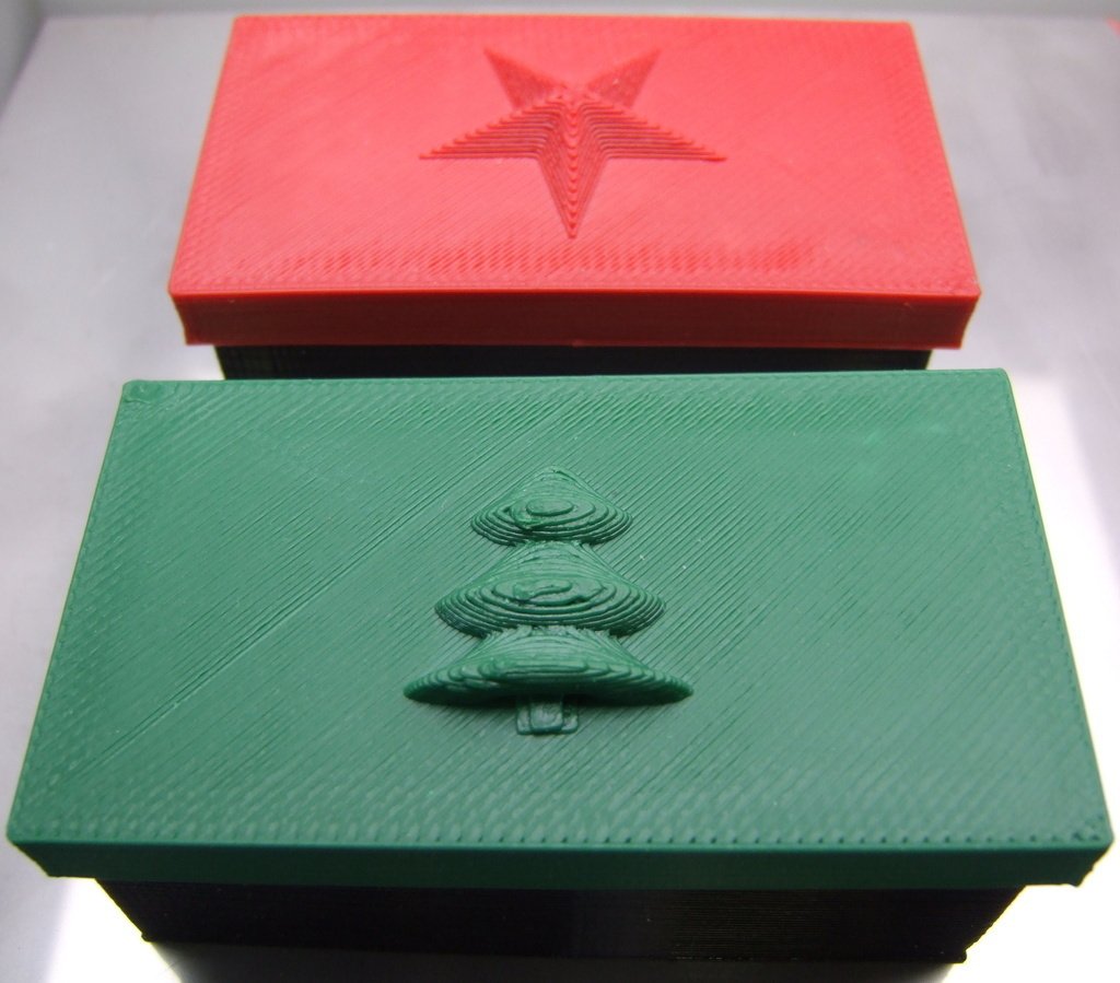 圣诞盒子 by 大黄易 3D打印模型