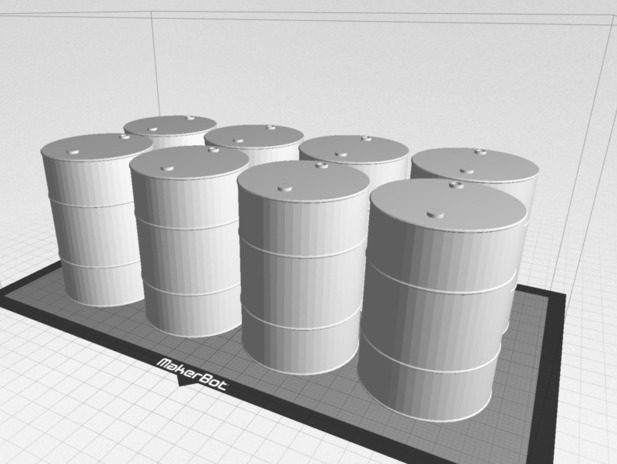 汽油桶 by DIY狂人 3D打印模型