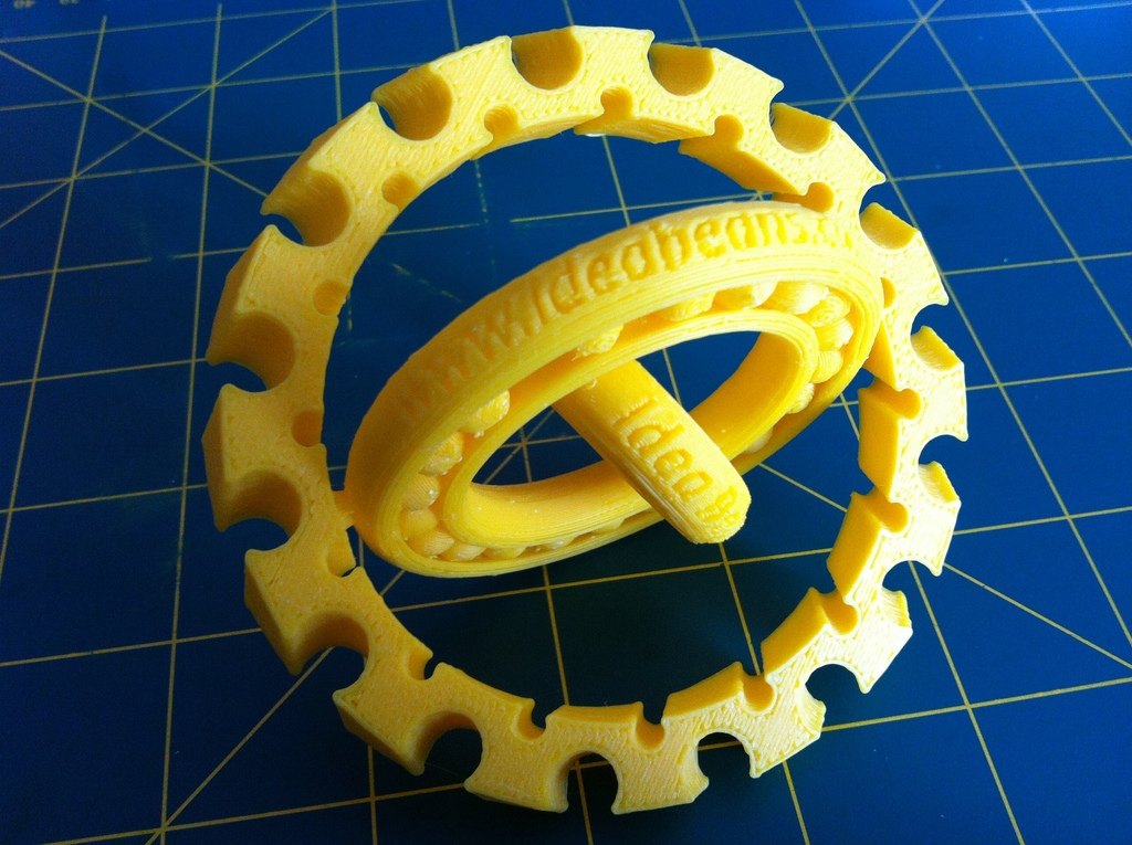 齿环状的环中环 by tianya_tt 3D打印模型