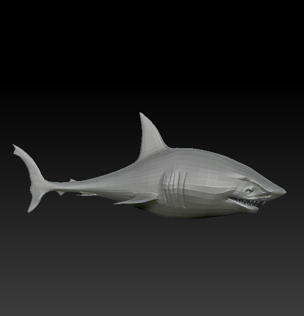 鲨鱼 by 太阳以东 3D打印模型