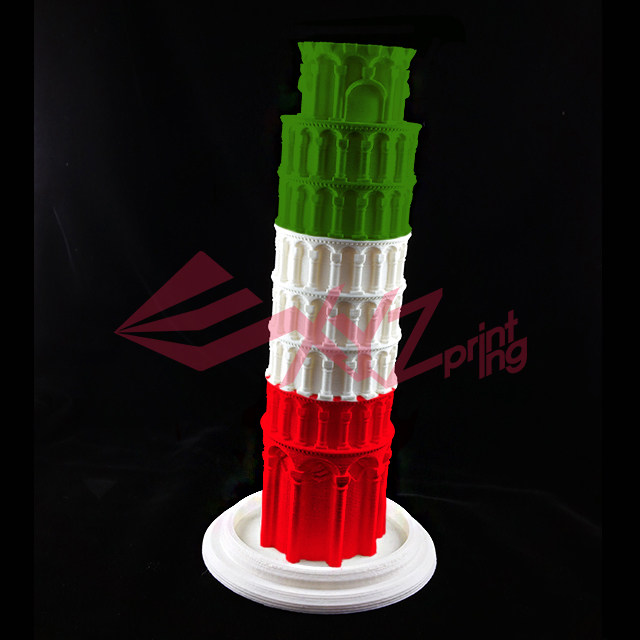 Famous architecture_pisa tower by brett_cheng@kinpo.com.tw 3D打印模型