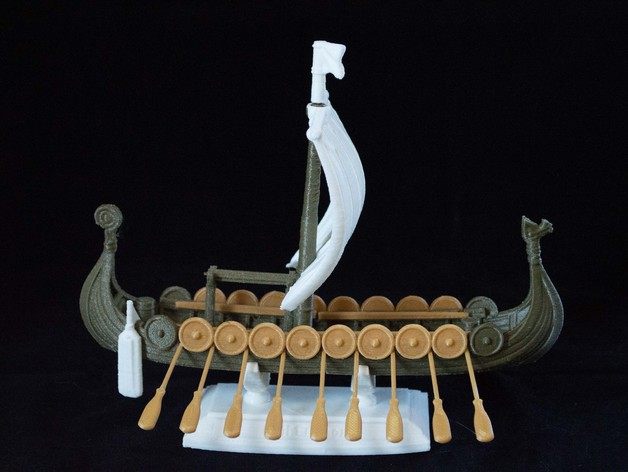 著名北欧探险家的航船 by 康王~ 3D打印模型