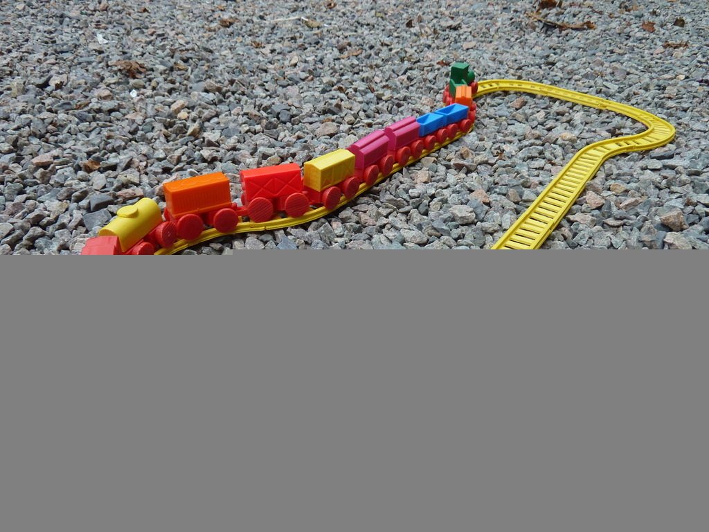 玩具火车组（包括轨道） by 老夫 3D打印模型