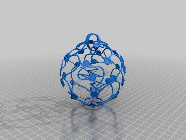圣诞装饰球 by DIY狂人 3D打印模型