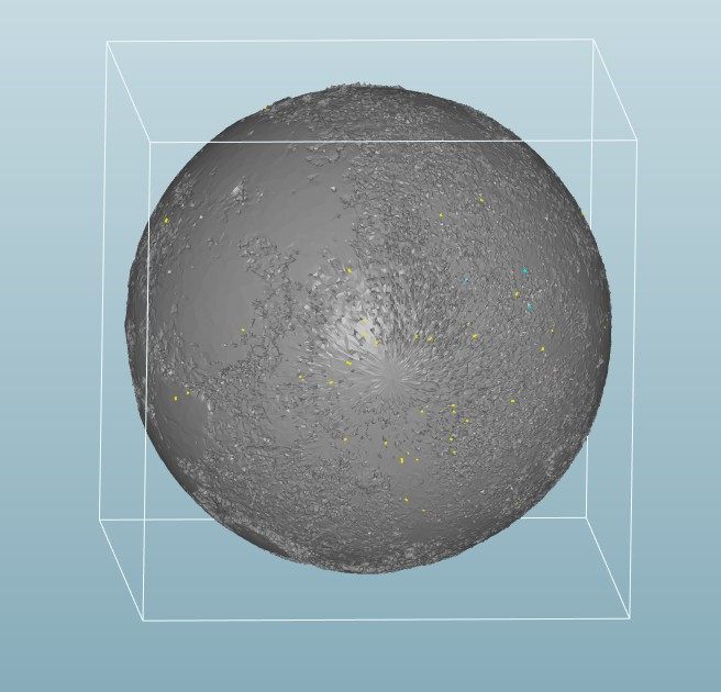 月球灯——3D打印模型 by 大黄易 3D打印模型