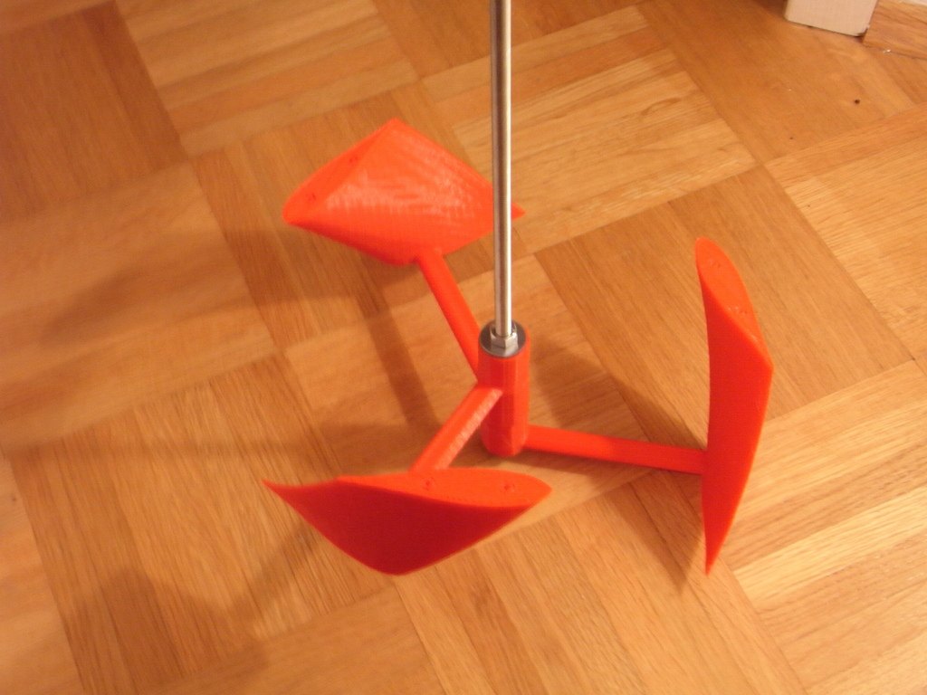 垂直轴风力涡轮机—衍生物 by ultimaker专家 3D打印模型