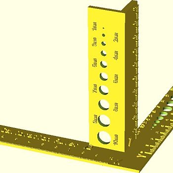 3D校准尺 by 团结就是力量 3D打印模型