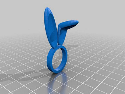 复活节兔子 by 太阳以东 3D打印模型