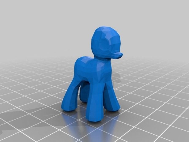 小马雏形 by tianya_tt 3D打印模型