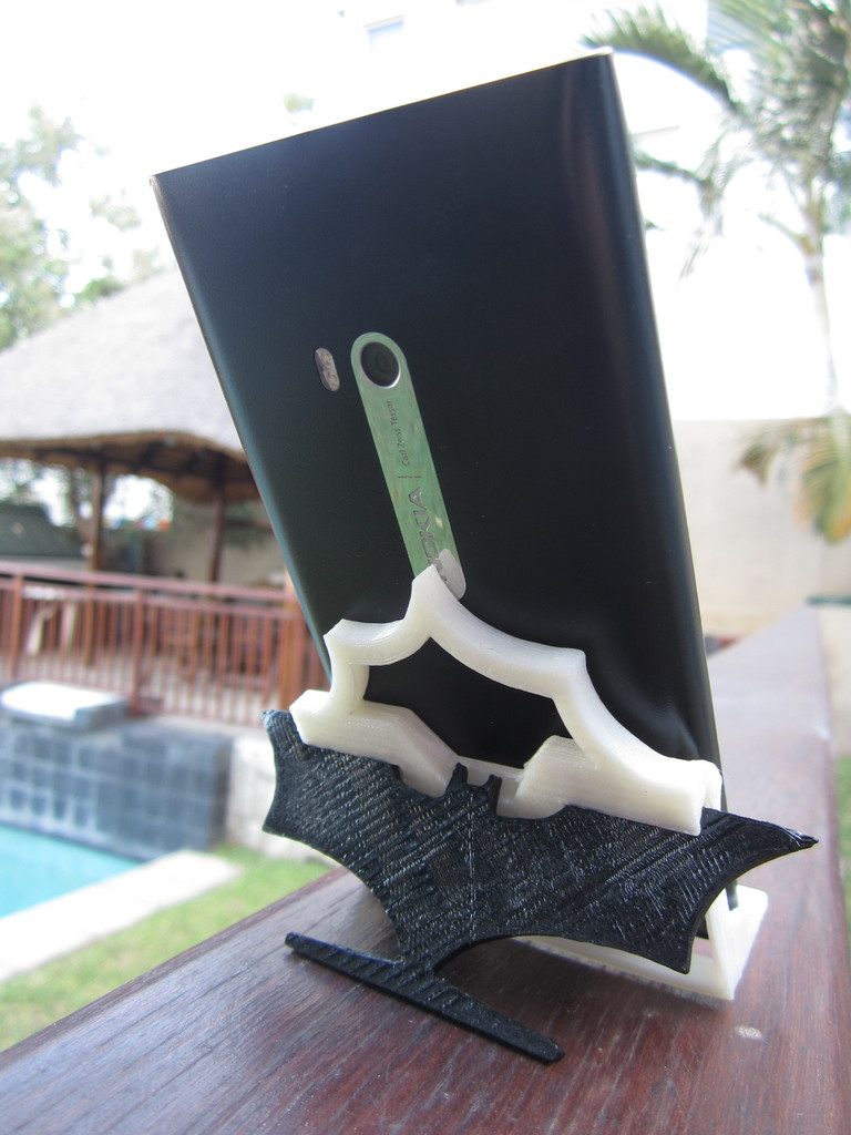 蝙蝠侠主题的Nokia Lumia 900 支架 by 天上掉下个林妹妹 3D打印模型