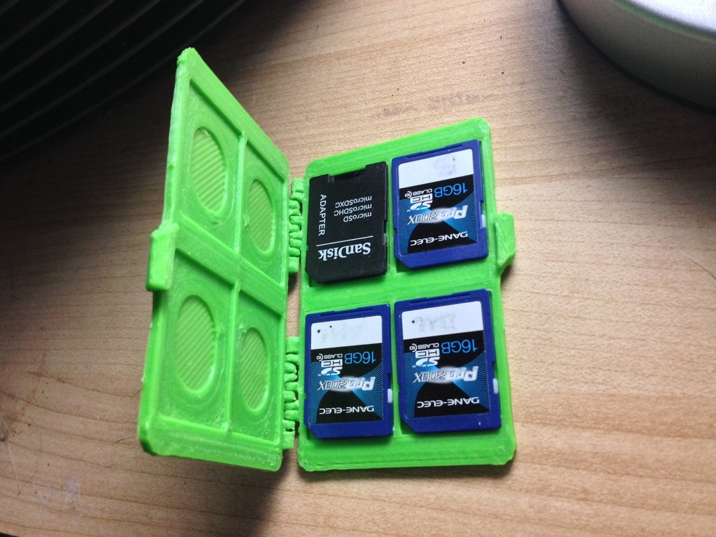 能装4张SD卡的小夹子 by liyanan 3D打印模型