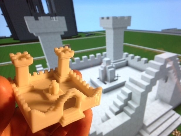 我的minecraft城堡 by 天上掉下个林妹妹 3D打印模型