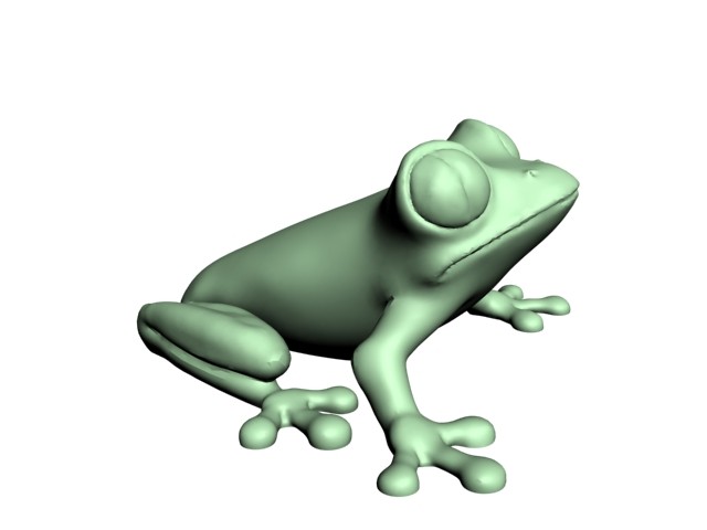 青蛙 by 太阳以东 3D打印模型