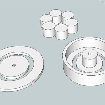 滚珠轴承3D打印模型