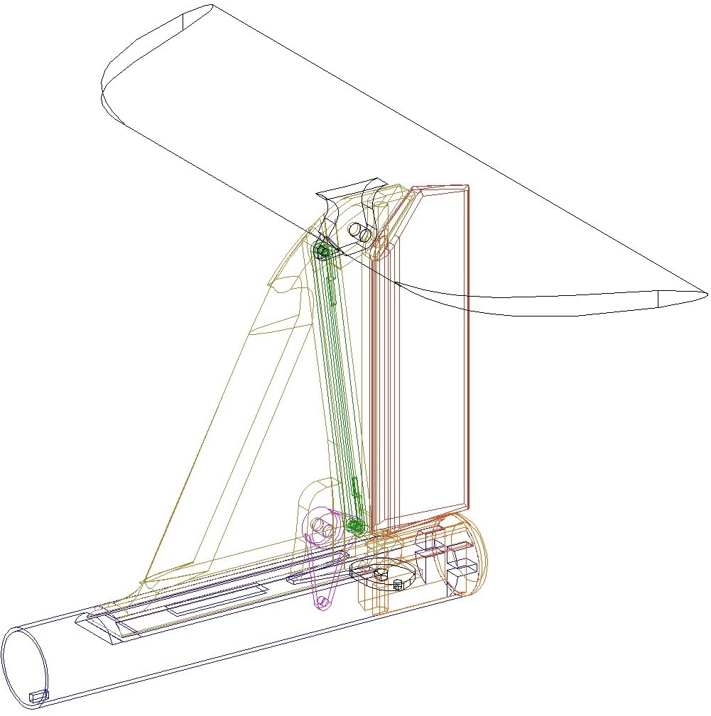 全3D打印的滑翔机模型 by yankee 3D打印模型