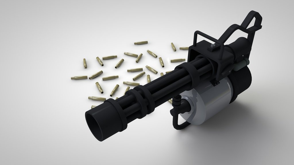 迷你激光枪模型 by DIY狂人 3D打印模型