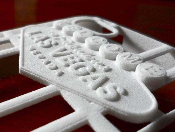iphone5 拉斯维加斯标志手机壳 by 大黄易 3D打印模型