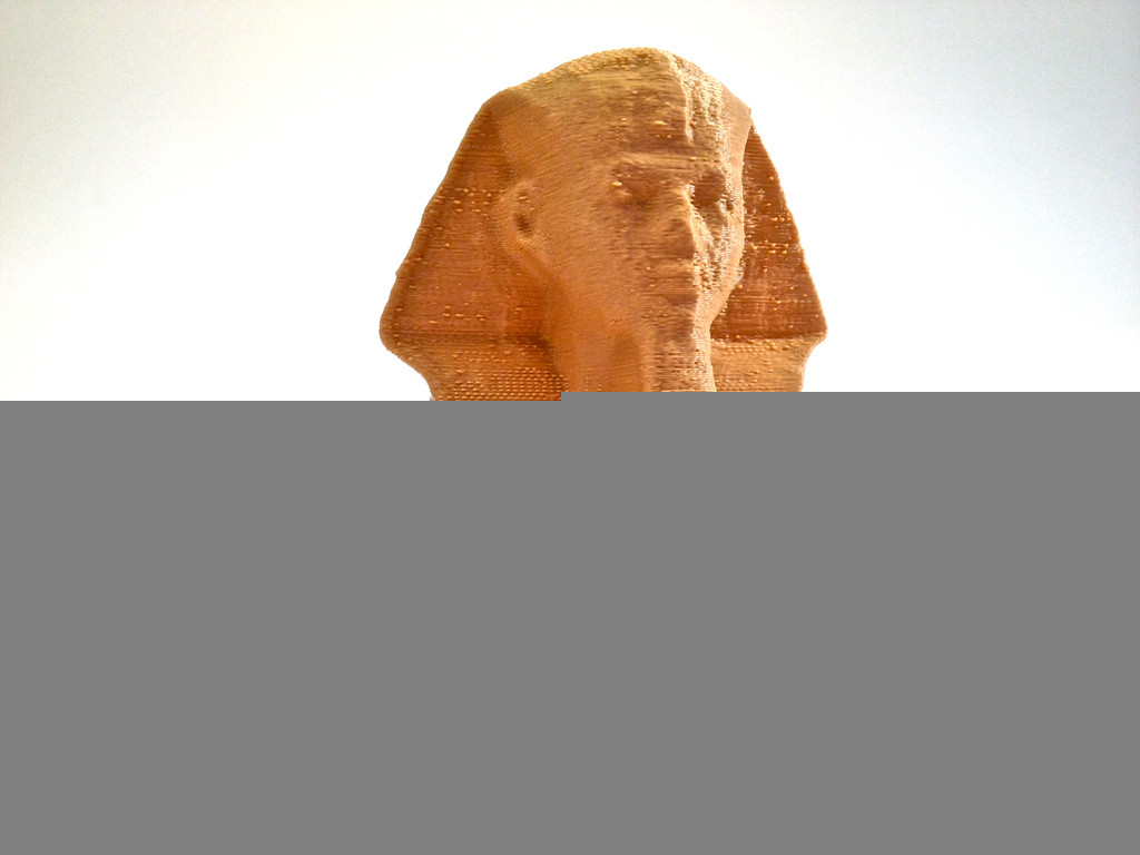 狮身人面像的头部和肩部。 by 双塔奇兵 3D打印模型