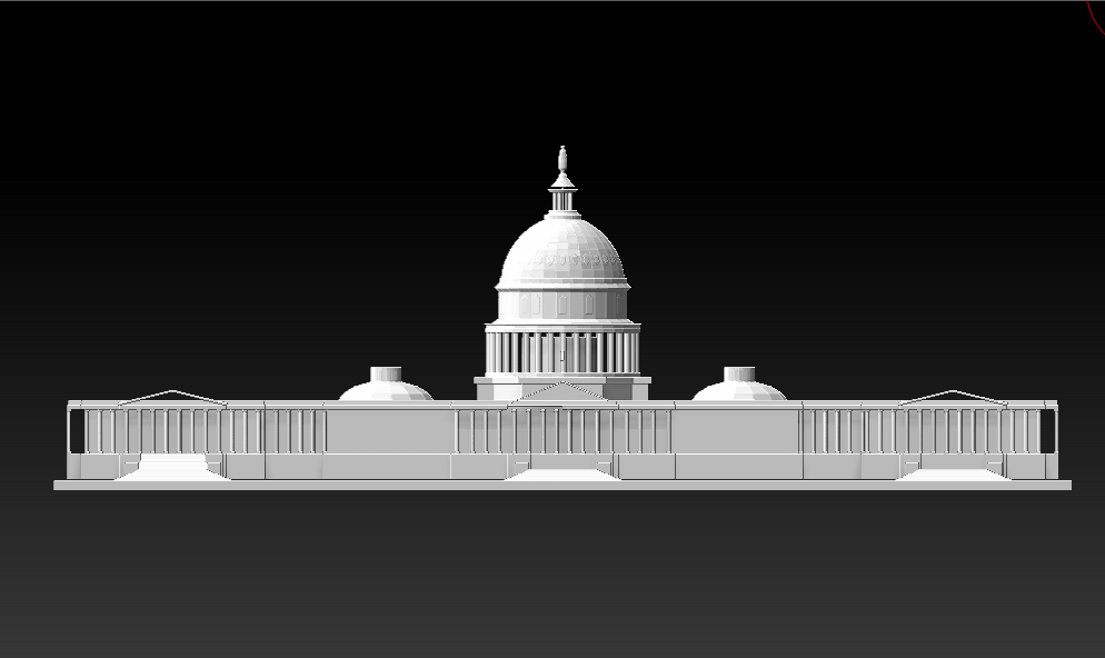 白宫 by 太阳以东 3D打印模型