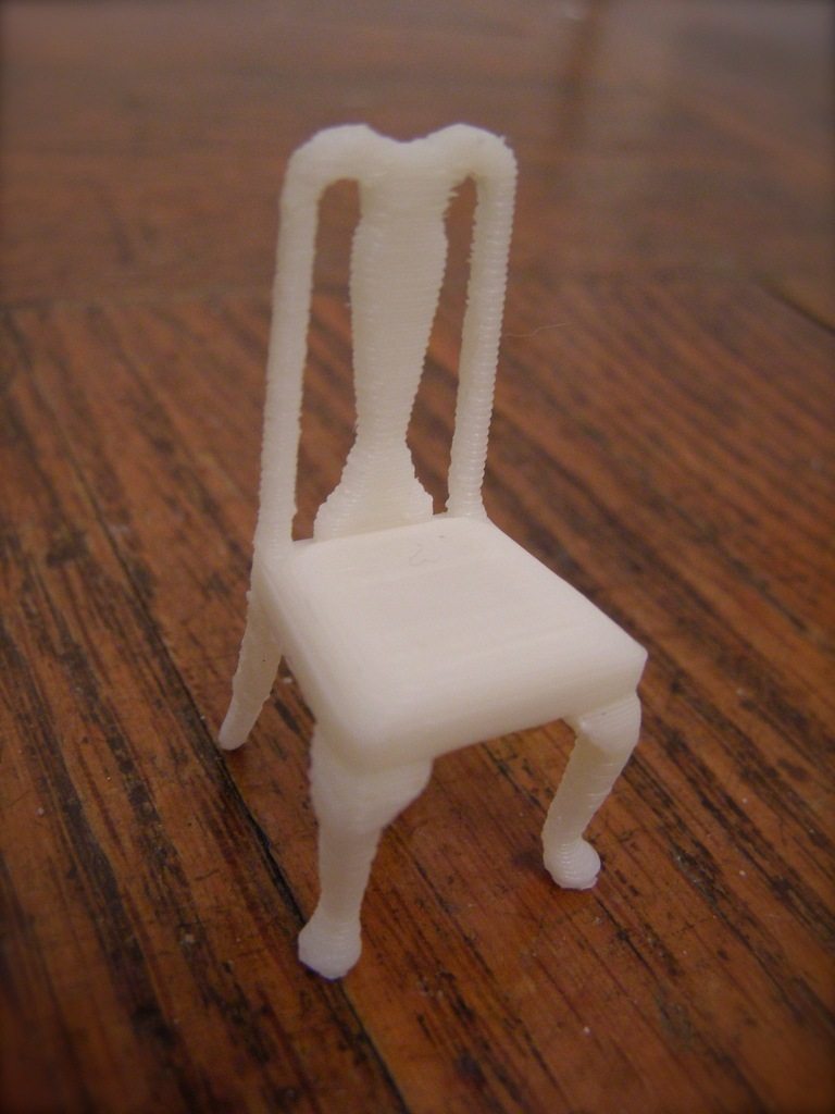 中世纪的英式靠背椅 by 99665362 3D打印模型
