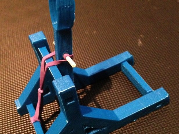 橡皮筋投石机模型 by 节操去哪儿了 3D打印模型