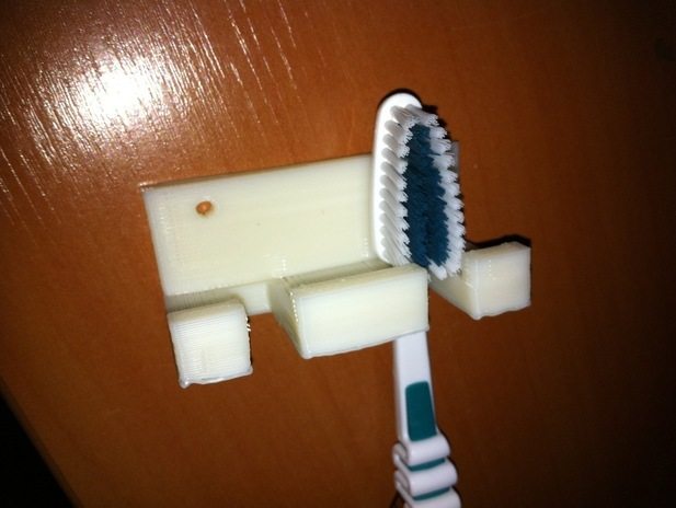 牙刷壁挂 by 摆渡人 3D打印模型