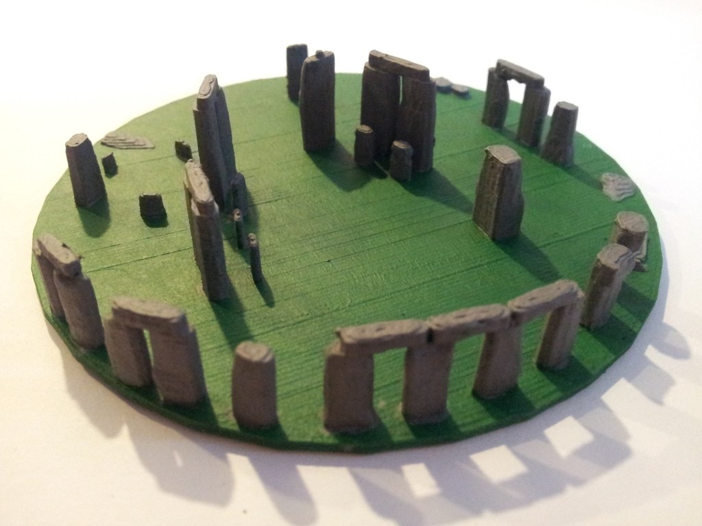 巨石阵雕像群组 by zbeiping 3D打印模型
