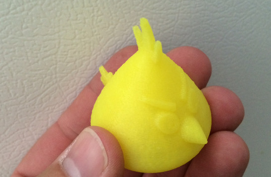 愤怒的小鸟中的小黄鸟！ by tianya_tt 3D打印模型