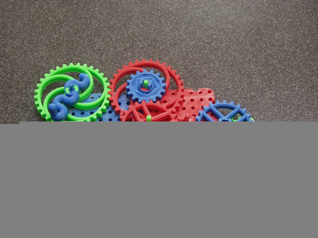 乐高式齿轮玩具 by ABS耗材 3D打印模型