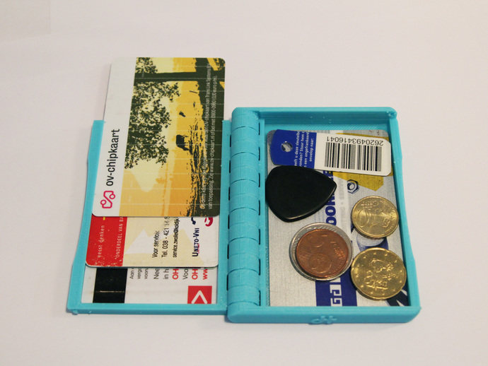 可折叠的钱包 by 方片3 3D打印模型