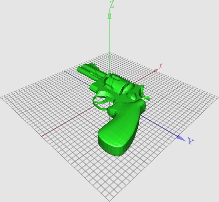 357左轮手枪模型 by 天上掉下个林妹妹 3D打印模型