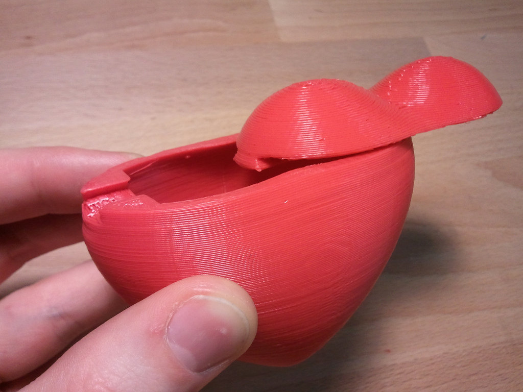 情人节心形盒 by 魔猴网 3D打印模型