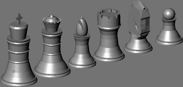 国际象棋模型 by 号码给我下 3D打印模型