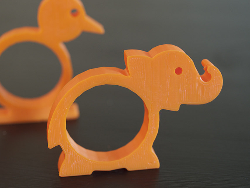 动物餐巾架 by molaoda 3D打印模型