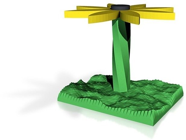 太阳花 by MakerbotR2 3D打印模型