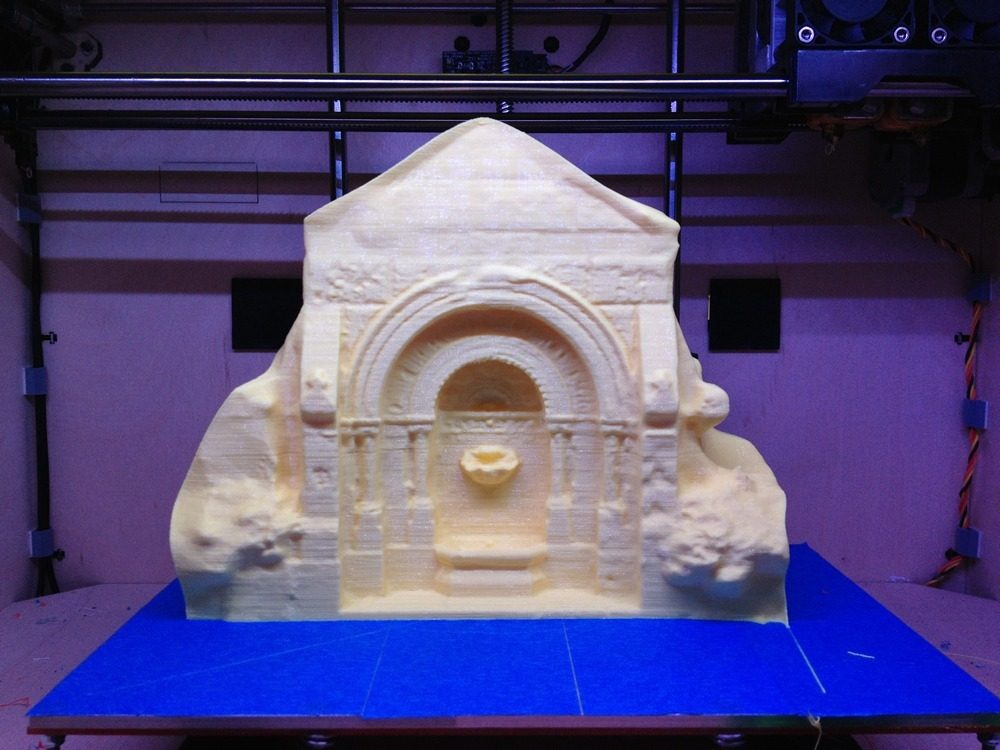 哥特式喷泉建筑 by GeeKee 3D打印模型