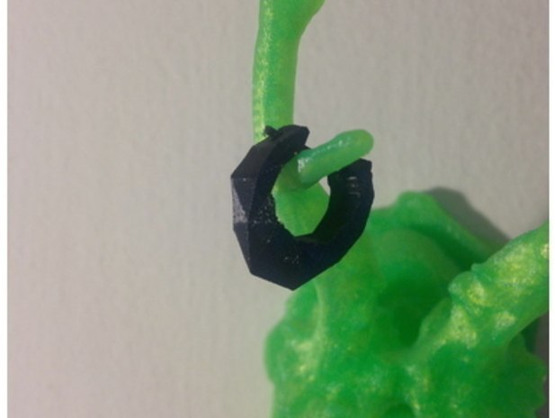 全3D打印的耳环 by rourou12 3D打印模型