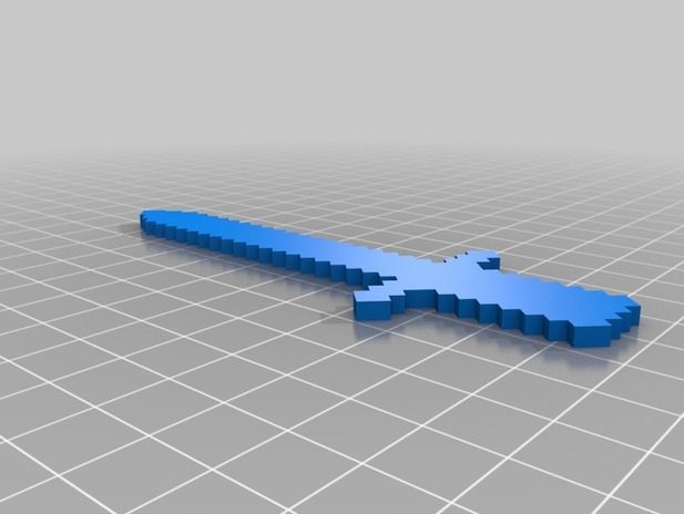 minecraft剑 by PLA是什么 3D打印模型