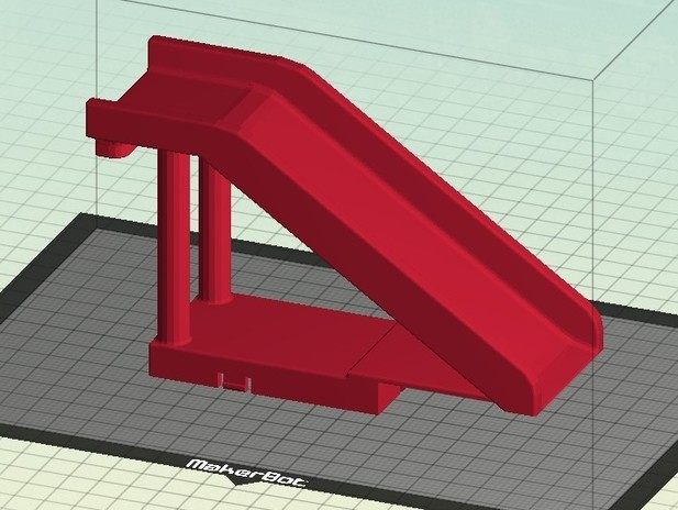 玩具车库的坡道 by 渲染之神 3D打印模型
