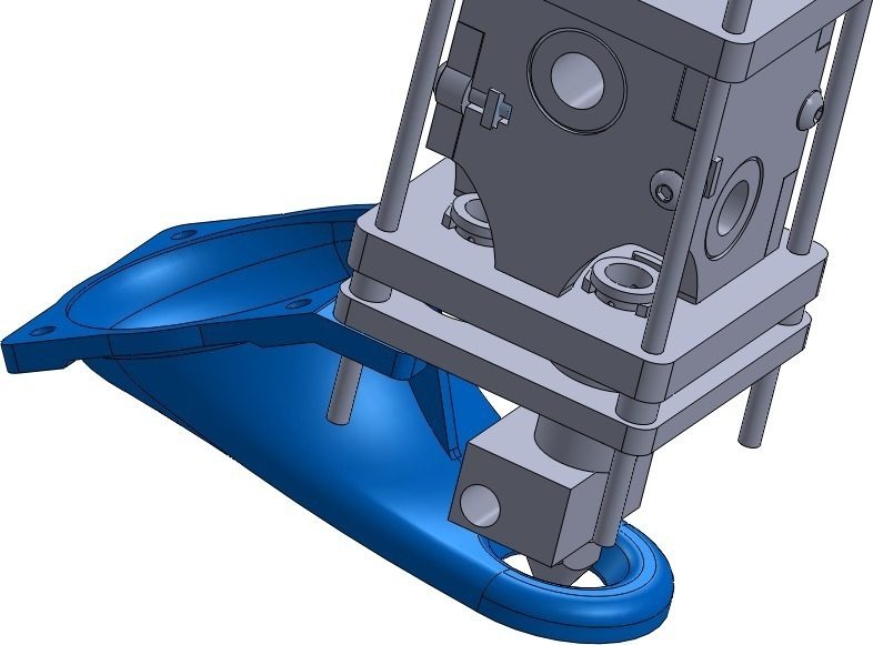ultimaker机型用的风扇导流管 by 宝亲王 3D打印模型