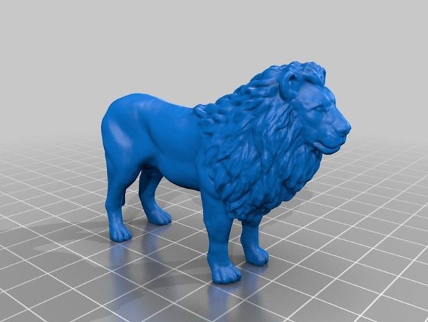 雄狮模型 by 高度保温杯 3D打印模型